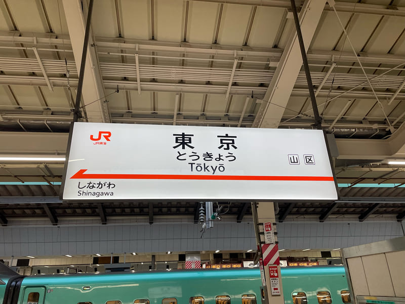 東京駅の看板