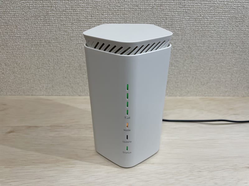 Speed Wi-Fi HOME 5G L12は5G対応の据え置き型ホームルーター